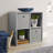Steib 2x2 Storage Cube Bookcase Unit-553135925