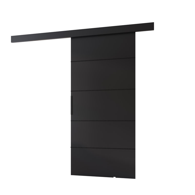 Sliding Door Prim 2K, Interior Door, 86cm x 205cm, Black