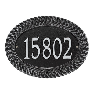 1-Line Wall Address Plaque