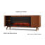 Morris 72" Mid-Century TV Stand with Electric Fireplace by Real Flame-331742500-309327806