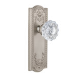 Grandeur Parthenon Plate Pasage with Versailles Crystal Door Knob