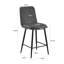 Karlin Upholstered Counter Stool with Metal Frame-548107054