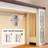 47" Farmhouse Console Table With Charging Station And LED Lights-1710835546-1710835547