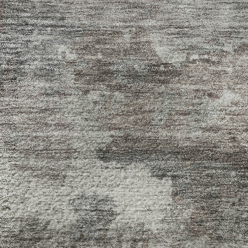 Tapis abstrait lavable à la machine Premium, Rond 8 pi