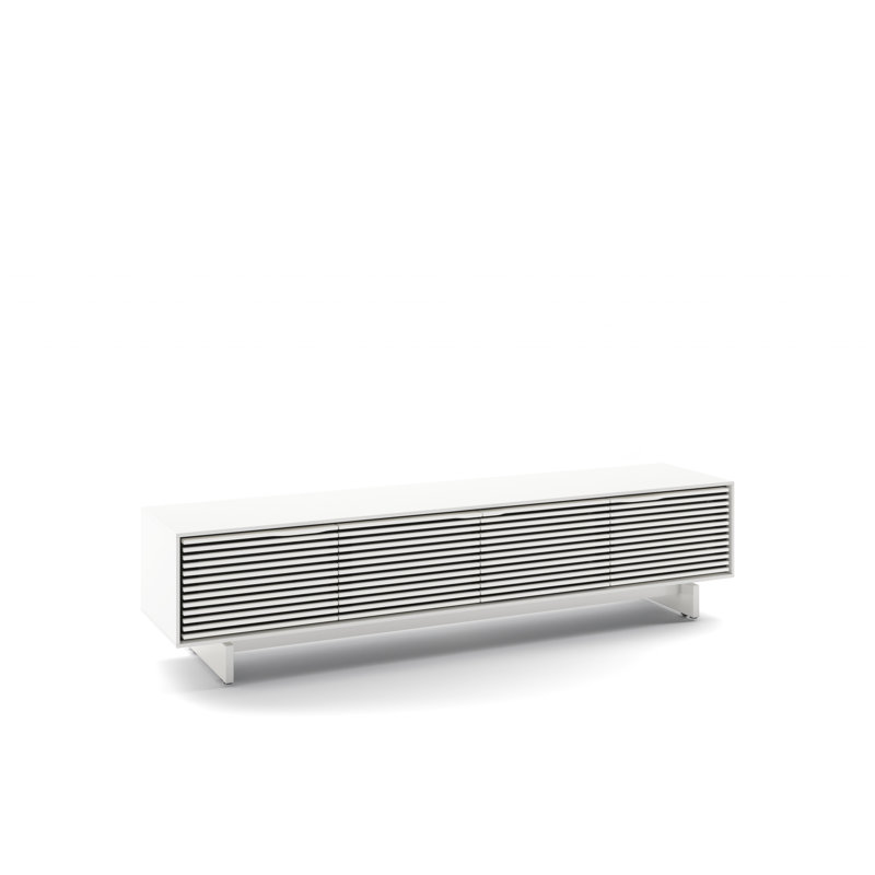 Align Media Console, 19"H x 81"W x 18"D, Satin White