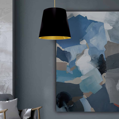 Oversized Drum 1 Light Drum Cylinder Pendant