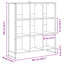 108cm H x 99.5cm W Steel Book Cabinet Bookcase-1385741073