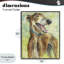 Greyhound Smile Watercolor, giclée encadrée, design par Patti Mann-379886003-379886002