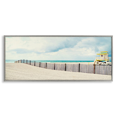 Sandy Boardwalk Way  Framed Giclee Art by Susan Bryant be-969