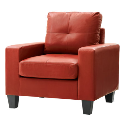 Fauteuil club confortable et confortable de 35,09 po de largeur Ewanda