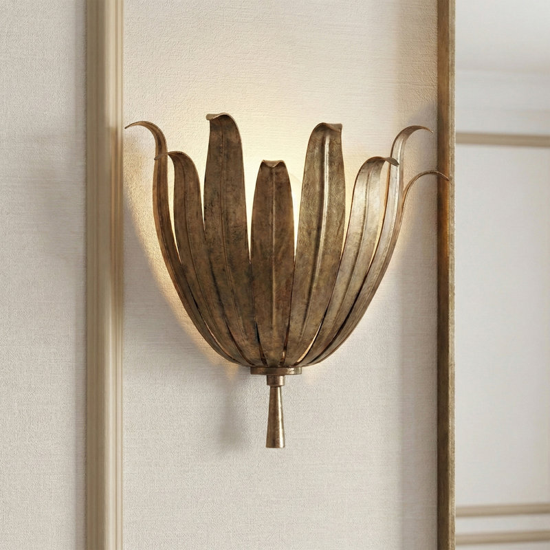 Flush Mounted Sconce, Brass