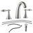 2-handle Bathroom Faucet with Drain Assembly-61058223