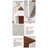 63-Inch Modern Kitchen Island with Marble-Look Surface, LED Lighting, and Grille Design for Versatile Use.-2053732261