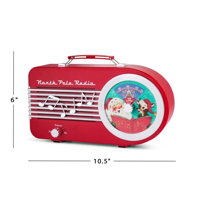 Magie de Noël 10,5 po North Pole Radio