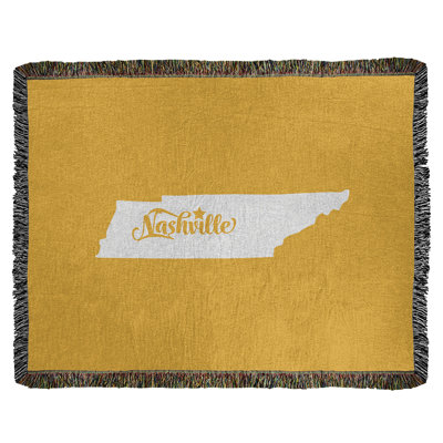 Jeté en coton tissé tennessee nashville