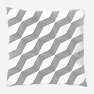 Coussin décoratif à lignes
