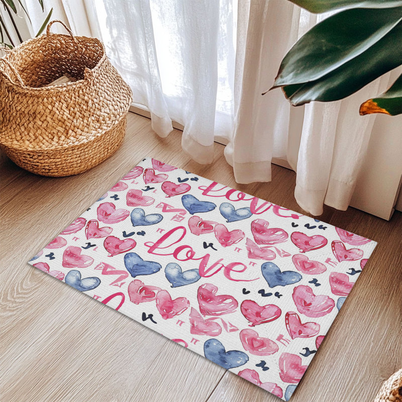 Tapis tressé Lignant Text Designs, Rectangulaire 3 pi x 5 pi