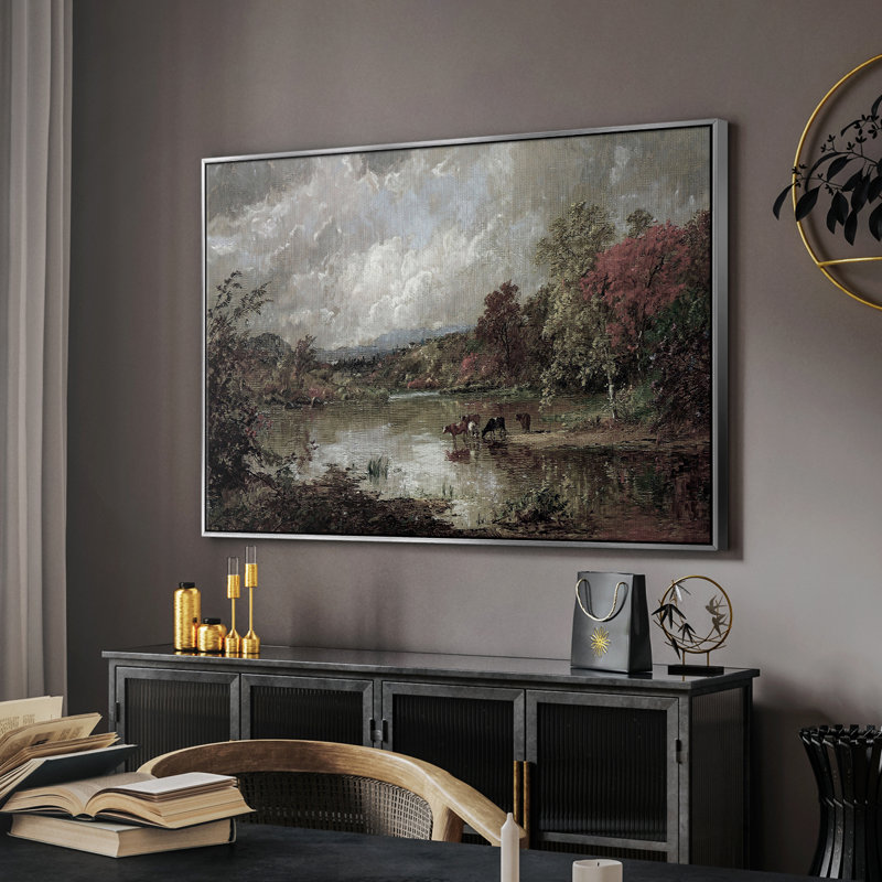 «Vintage Landscape-XXIII» sur, H 27 po x l 41 po