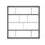 Isaias 145cm H Standard Bookcase-642917768