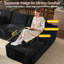 Canapé modulaire rembourré Boneless-678963255-678963251