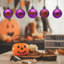 12 pièces d'ornements d'Halloween pour arbre, boules à motifs en plastique, élément suspendu en toile d'araignée chat citrouille hibou pour décorer la fête d'Halloween-1937542562