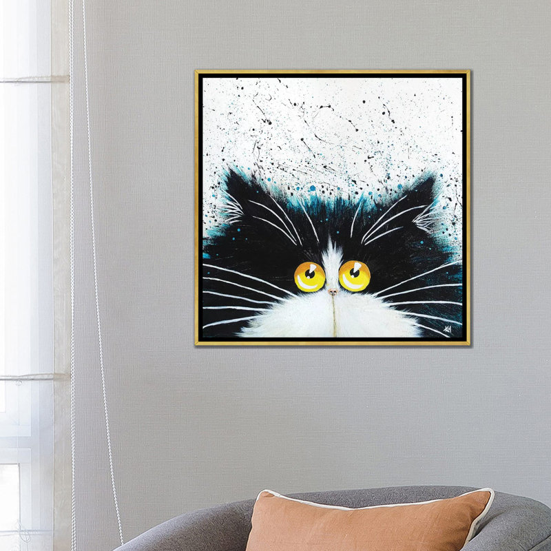 "Otis" par Kim Haskins, reproduction d’art, Gold Framed, Pas de tapis, H 26 po x l 26 po x P 1,5 po