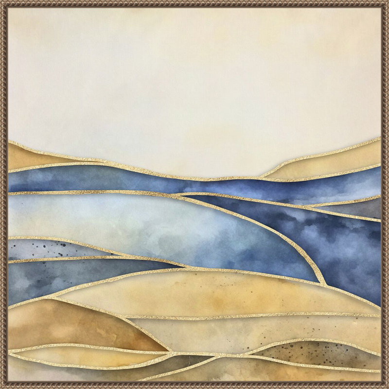 «A Landscape III» par Andrea Haase, reproduction d'art sur toile encadrée, H 30 po x l 30 po