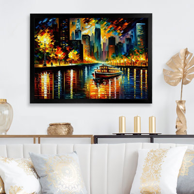 " Chicago River View In The Fall I "