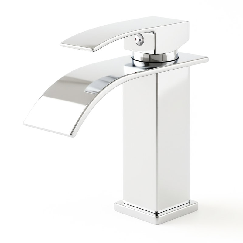 Single Handle Lavatory Faucet For Bathroom, Hole Design, Stainless Steel Build, High - Quality Ceramic Cartridge, Corrosion Brushed Nickel Finish, All Supply Lines In Package, 13.86 Deep, 7.56 Wide,