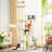 77.5 Inch Cat Tree Condo Multi-Level Kitten Activity Tower With Sisal Posts