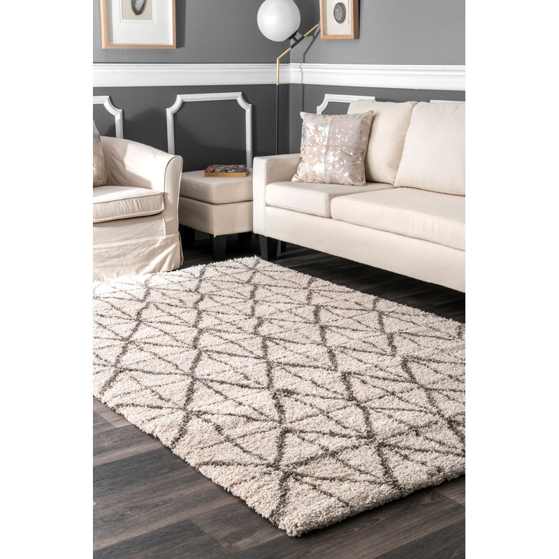 Oscoda Geometric Indoor Rug, Rectangle 9' x 12'