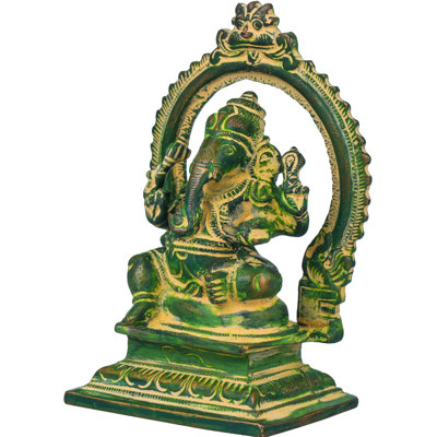 Petit Ganesha de 4 po en laiton