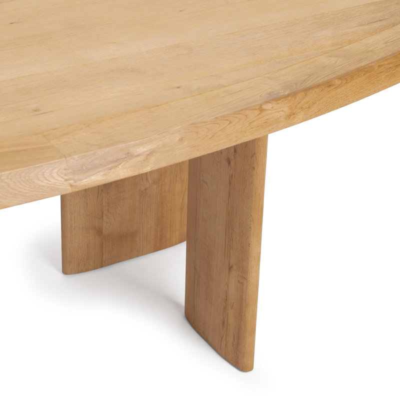 Sorento Rectangle Oak Dining Table, Natural