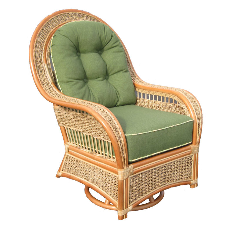 Chaise berçante pivotante, Fougère noire