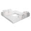 Canapé modulaire en forme de L, canapé modulaire compressé en velours côtelé de style minimaliste moderne-203092105