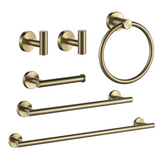 Ensemble de quincaillerie de salle de bain 6 pièces