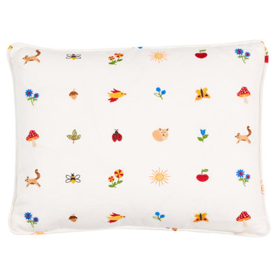 Tiny Things Embroidery Pillow