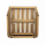 Fauteuil club d'extérieur en polyester enduit de PVC