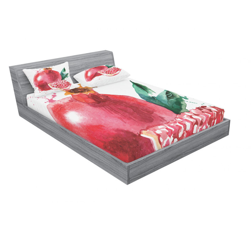 Microfiber Sheet Set, Queen Sheet Set with Fitted Sheet