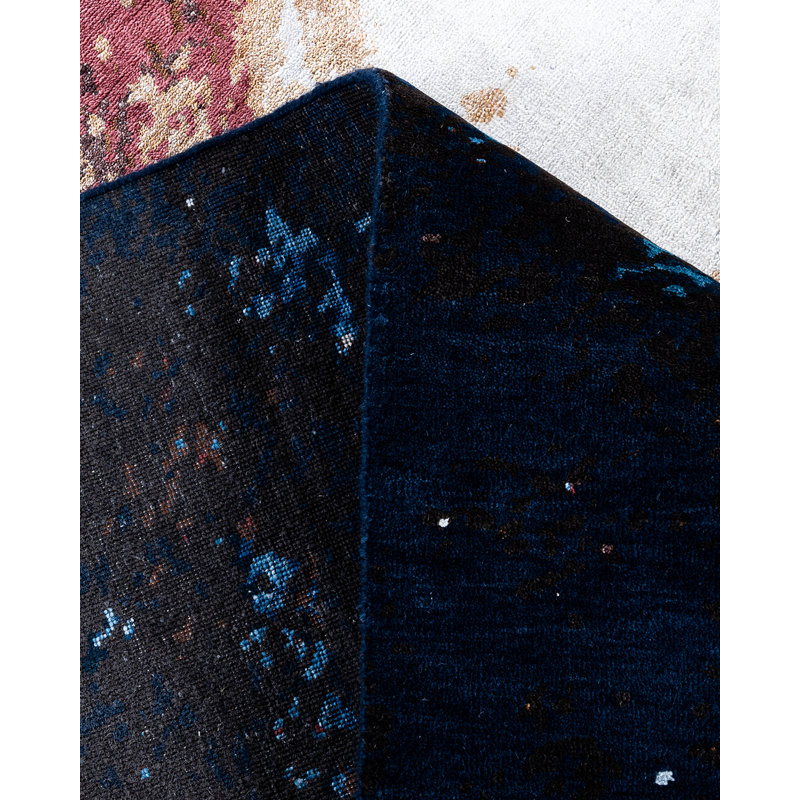 Overdyed One-of-a-Kind 8' 3" X 10' 1" Hand Knotted Area Rug
