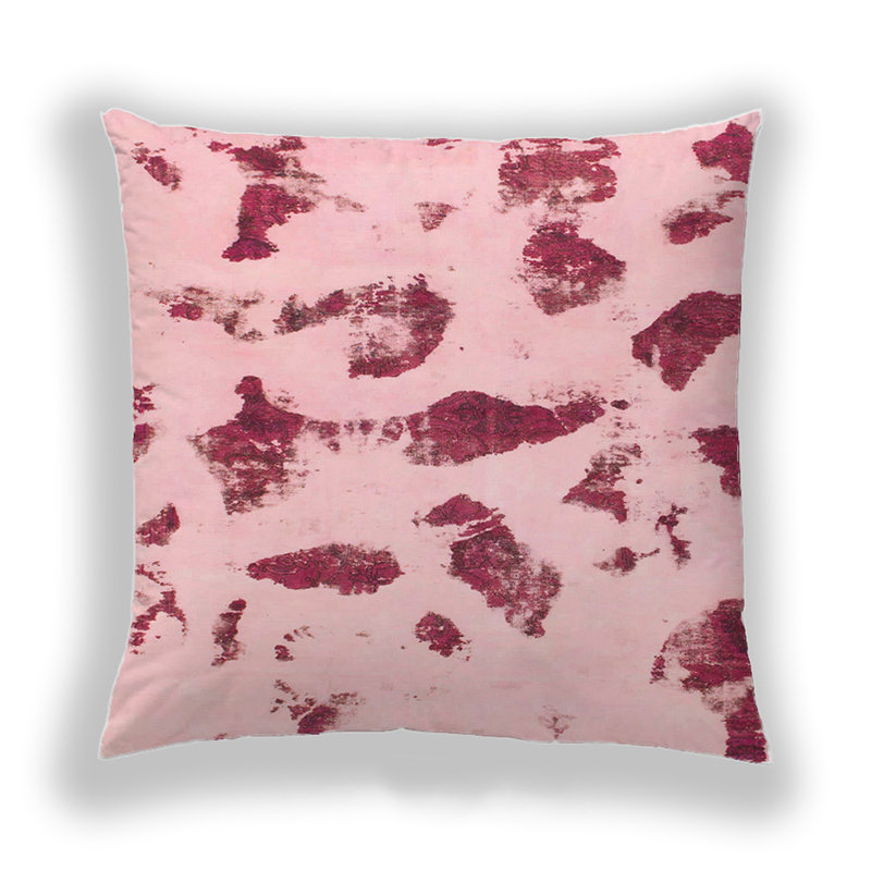 Ashlye Throw Pillow, Microsuede
