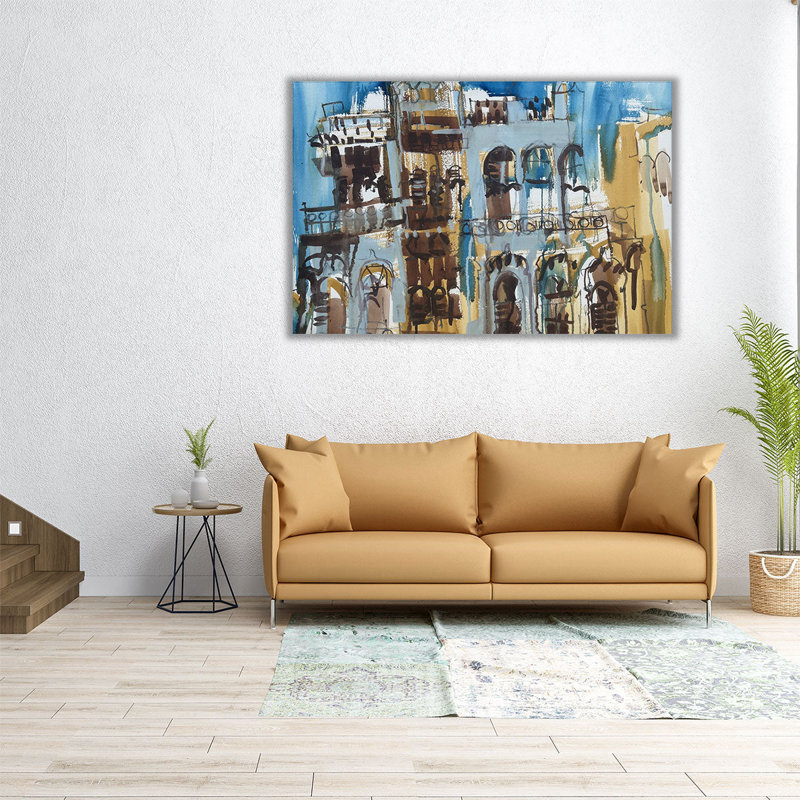 Balcons - reproduction d'art sur toile, H 20 po x l 30 po