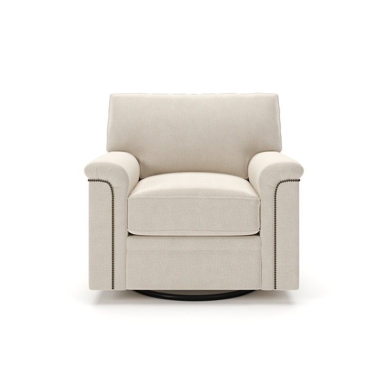 Fauteuil pivotant Warren, Shambala crème