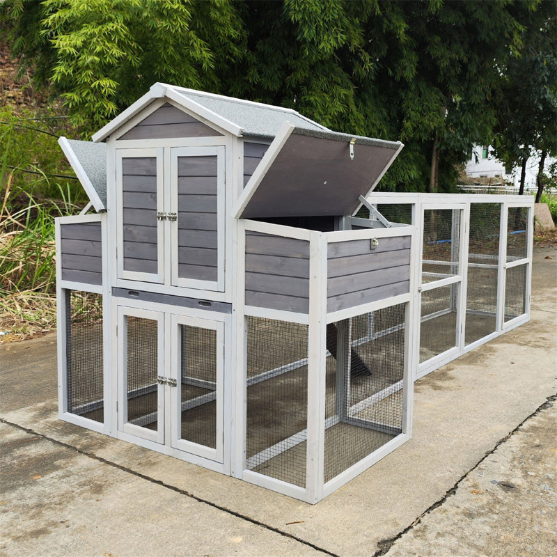 Poulailler en bois, Gris