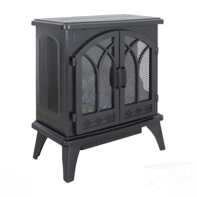 3D Flame Electric Infrared Quartz Fireplace Stove With Remote Control,  For Cozy And Efficient Heating
