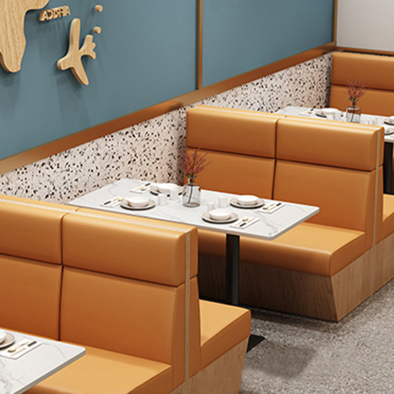 Banc bistro en similicuir