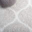 Tapis géométrique argenté / blanc Eversyn-1046323463