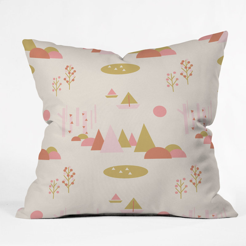 Coussin décoratif terre d’été mareike boehmer scandinave, 16 po x 1 po