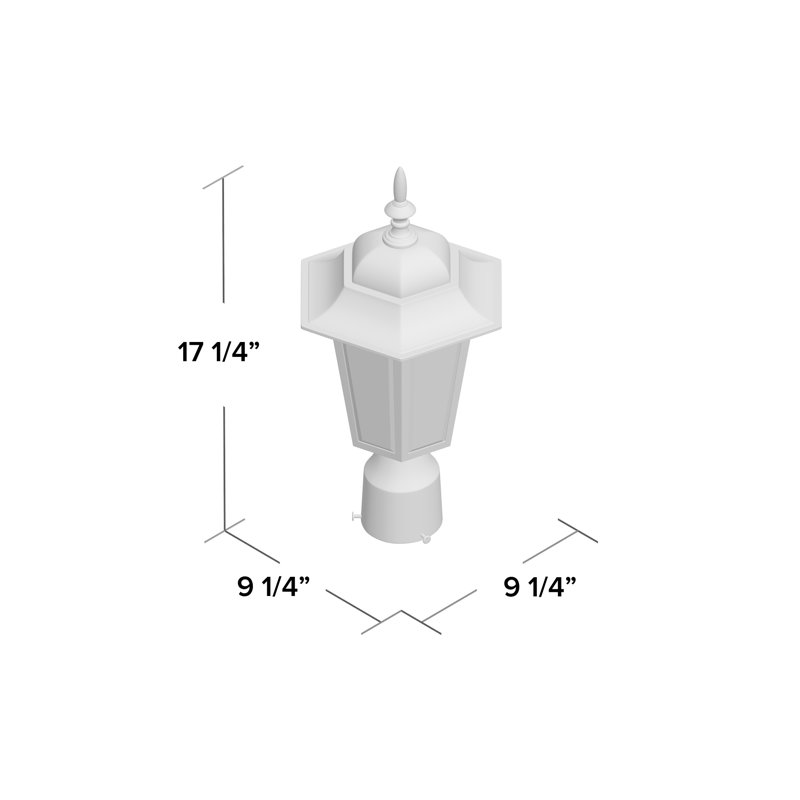 Hope Lantern Head, Matte Black
