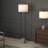 Arie 65.5'' Gray Traditional Floor Lamp